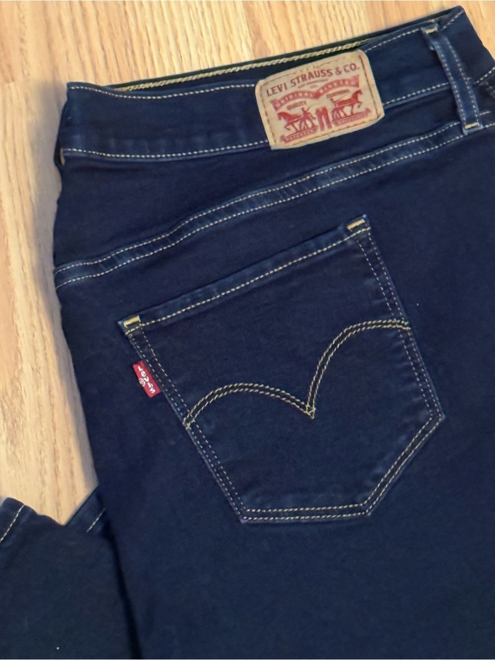 Levi's Plus Size Dark Blue Stretch Jeans